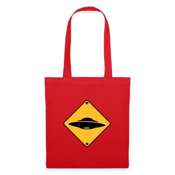 ovni - Sac en tissu - rouge - Devant