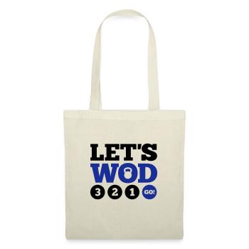 Let's WOD - Sac en tissu - rouge - Devant