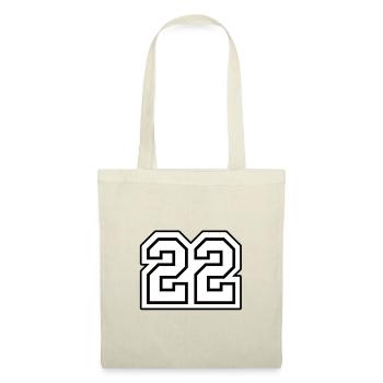 22 - Sac en tissu - rouge - Devant