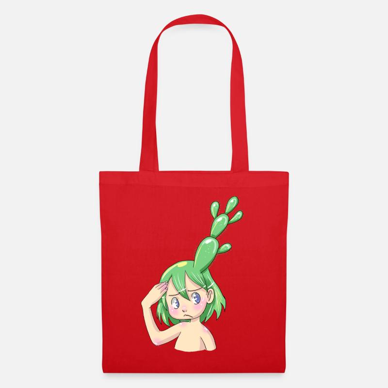 cactus - Tote Bag - red