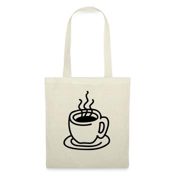 Tasse à café - Sac en tissu - rouge - Devant