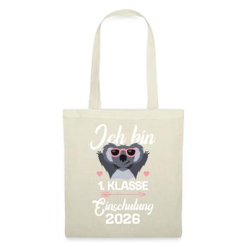 Koala School Enrollment 2026 Girls Gift 1st Grade - Tote Bag - red - Front