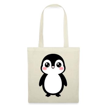 Panda Kiss Kawaii - Stoffbeutel - Rot - Vorne