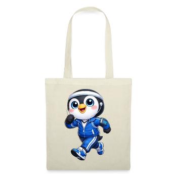 Marathon de jogging de pingouin sympa - Sac en tissu - rouge - Devant