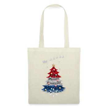 Christmas tree with Netherlands flag - Tote Bag - red - Front