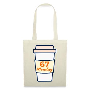 Café lundi 67 - Sac en tissu - rouge - Devant