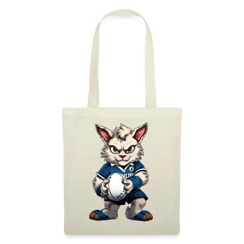 Rugby Cat - Sac en tissu - rouge - Devant
