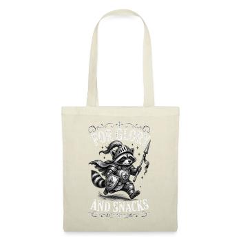 Chevalier raton laveur : Gloire et Snacks - Sac en tissu - rouge - Devant