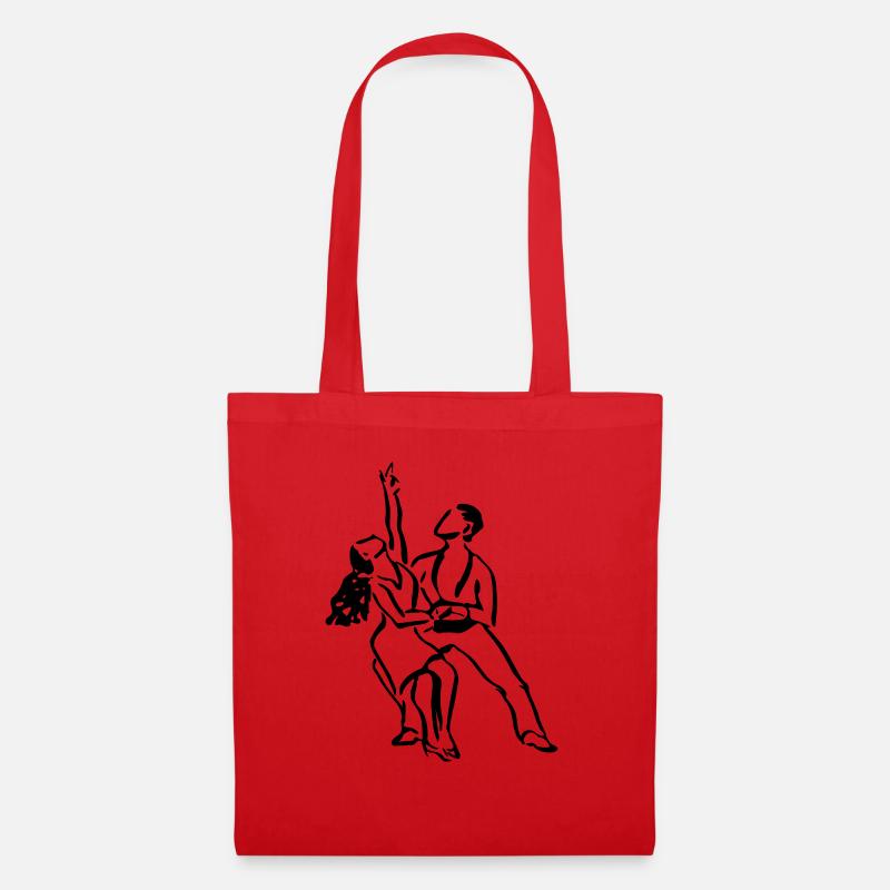 Salsa dancer - Tote Bag - red