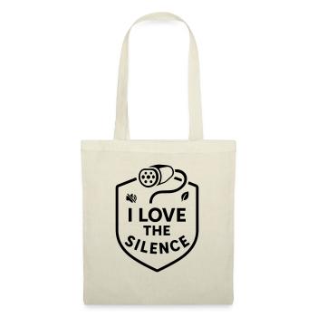 J’aime le Silence - eMobility - Sac en tissu - rouge - Devant