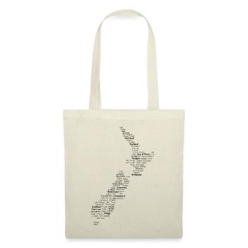 New Zealand map - Tote Bag - red - Front
