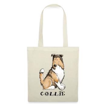 Happy Collie - Stoffbeutel - Rot - Vorne