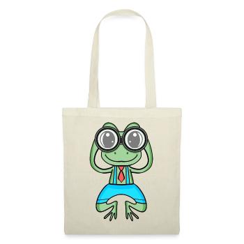 Télescope Astronomie Astronome Grenouille - Sac en tissu - rouge - Devant