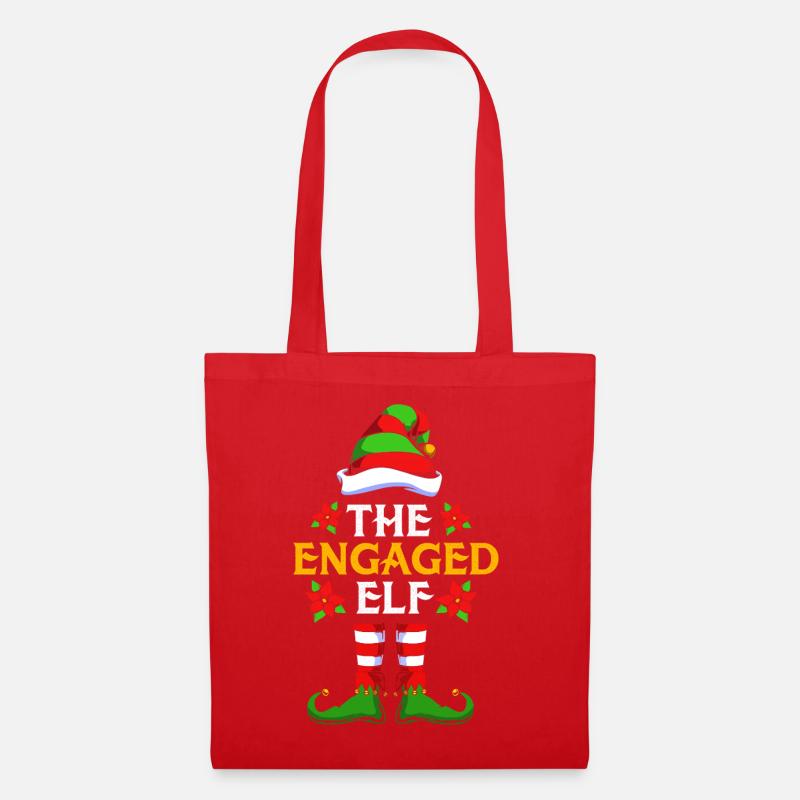 Elf Elf Christmas Gift - Tote Bag - red