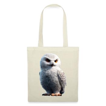 Chouette blanche Chouette Chouette Chouette Chouette Chouette Chouette des neiges - Sac en tissu - rouge - Devant