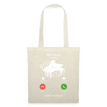 My Piano Routine Perfect Day Music Checklist - Tote Bag - red - Front