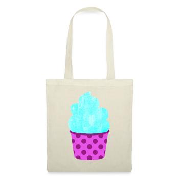 Eis Eiscreme Eiskrem Dots Punkte Softeis Sommer - Tote Bag - red - Front