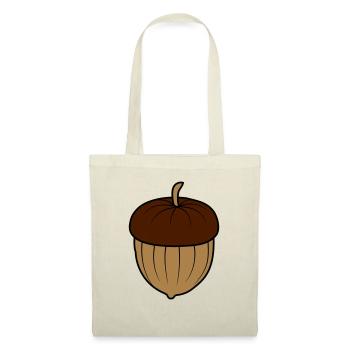 Acorn Nut Design - Tote Bag - red - Front