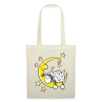 Sheep in the Moon - Tote Bag - red - Front