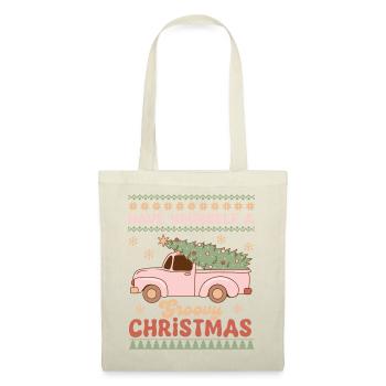 Pull de Noël moche - Sac en tissu - rouge - Devant