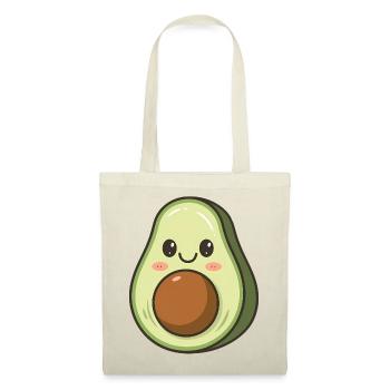 Kawaii Avocado Food Lover - Tote Bag - red - Front