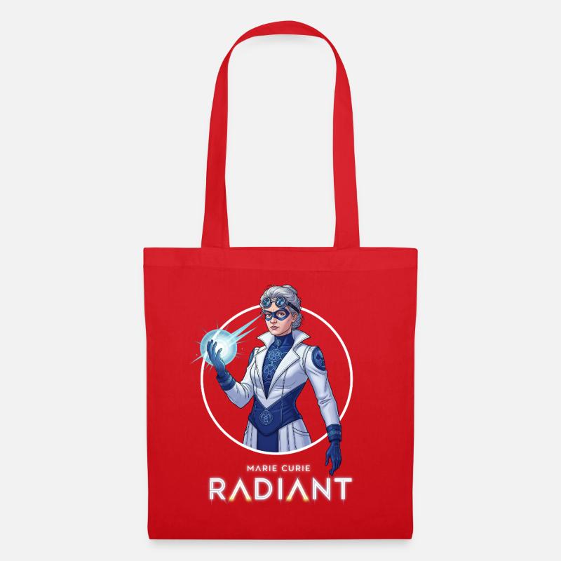 Futuristic Radiant Scientist - Tote Bag - red