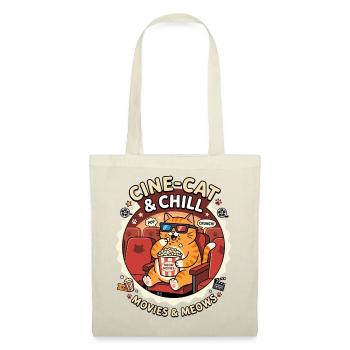 Films Cine Cat Chill Miaule - Sac en tissu - rouge - Devant