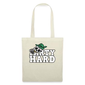 Anniversaire avec alcool et bière - Party Hard - Sac en tissu - rouge - Devant