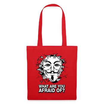 What are you afraid of? - Tote Bag - red - Front