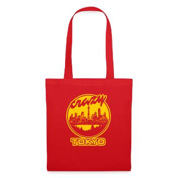 Tokyo la folie - Sac en tissu - rouge - Devant