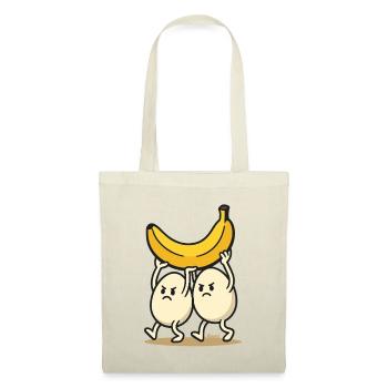 Teamwork – Two eggs and a banana - Tote Bag - red - Front