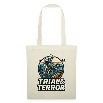 Motocross hero at Moto Trial and Terror Ride - Tote Bag - red - Front