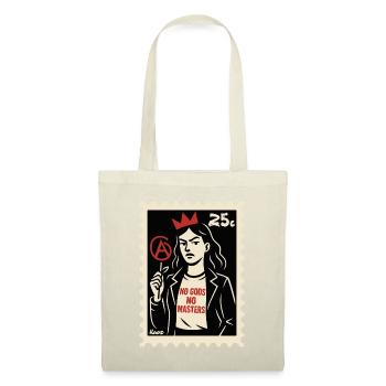 A brave woman with a red crown - Tote Bag - red - Front