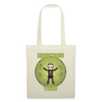 Monstrous Vibes, Franken monster - Tote Bag - red - Front