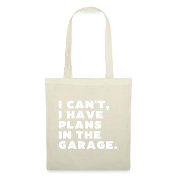 I Can't I Have Plans In The Garage - Tote Bag - red - Front
