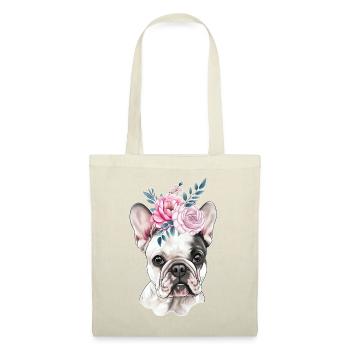 French Bulldog - Tote Bag - red - Front