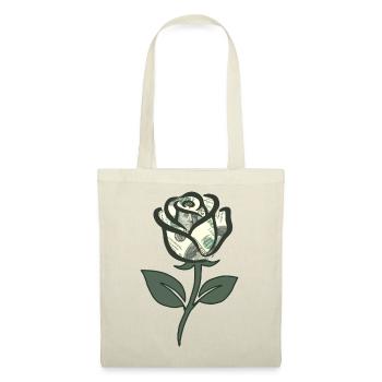 Dollar Rose - Sac en tissu - rouge - Devant