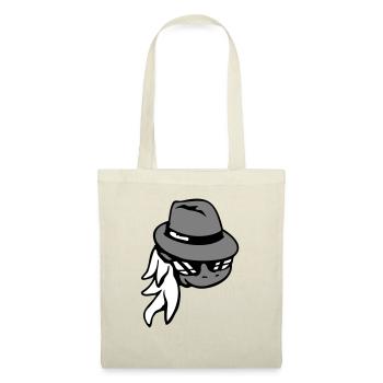 Cheval Gangster Chapeau Lunettes de soleil Criminal Cool - Sac en tissu - rouge - Devant