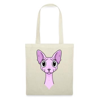 Sphynx Head Cat Propriétaire de chat - Sac en tissu - rouge - Devant