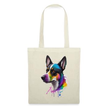 Color Dog - Tote Bag - red - Front