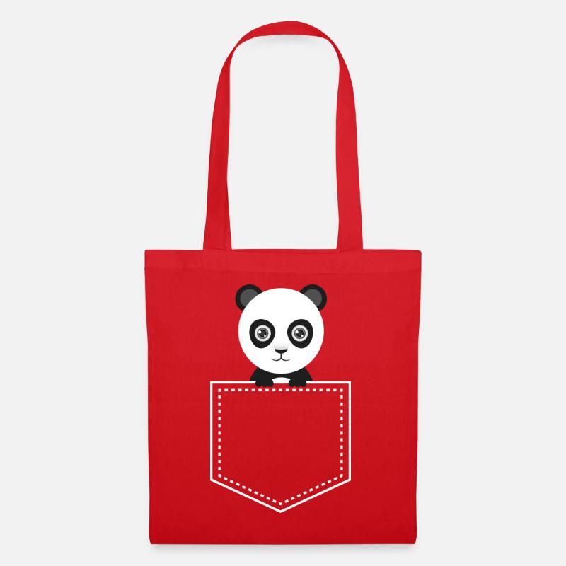 Panda de poche - Panda Panda - Mulepose - rød