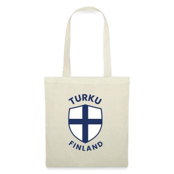 Turku Finland Shield Emblem - Tote Bag - red - Front