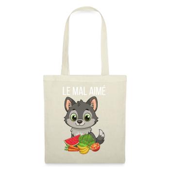 The unloved a wolf who eats VEGETABLES - Tote Bag - red - Front