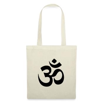 om symbole - Sac en tissu - rouge - Devant