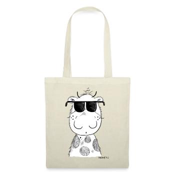 Coole Kuh I Kuh mit Sonnenbrille - Stoffbeutel - Rot - Vorne