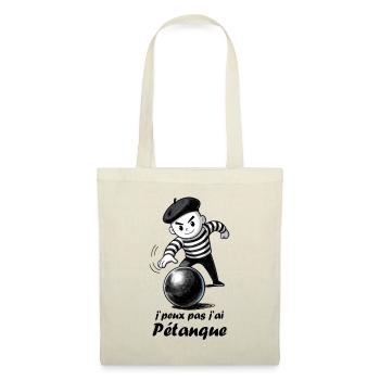J'peux pas j'ai pétanque - Sac en tissu - rouge - Devant