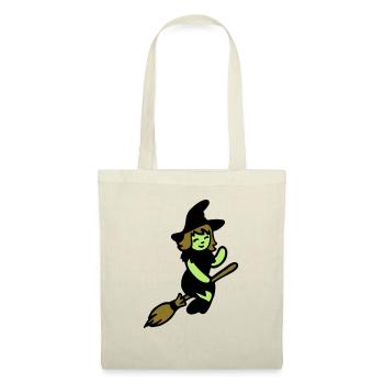 Chibi sorcière - Sac en tissu - rouge - Devant