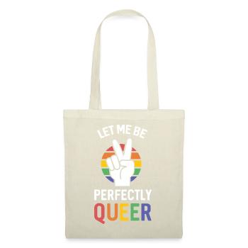 Mois de la fierté - Laisse-moi être parfaitement queer - Sac en tissu - rouge - Devant