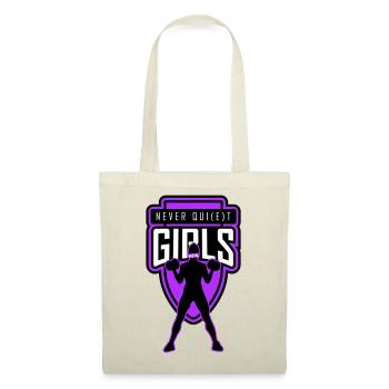 filles_jamais_tranquilles_unies - Sac en tissu - rouge - Devant