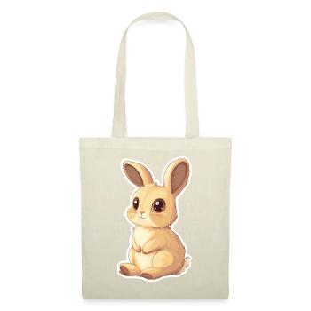 Hase - Stoffbeutel - Rot - Vorne